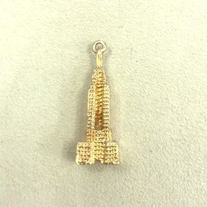 14k Yellow Gold Empire State Pendant/Charm